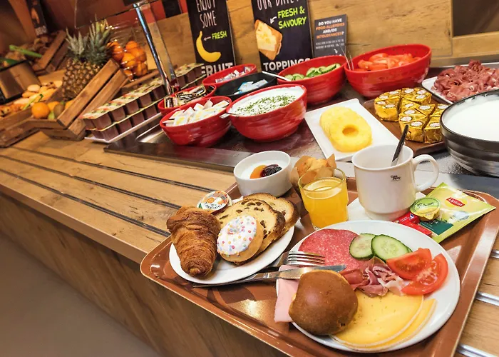 沙勒罗瓦机场布鲁塞尔南宜必思酒店 酒店 弗勒吕斯